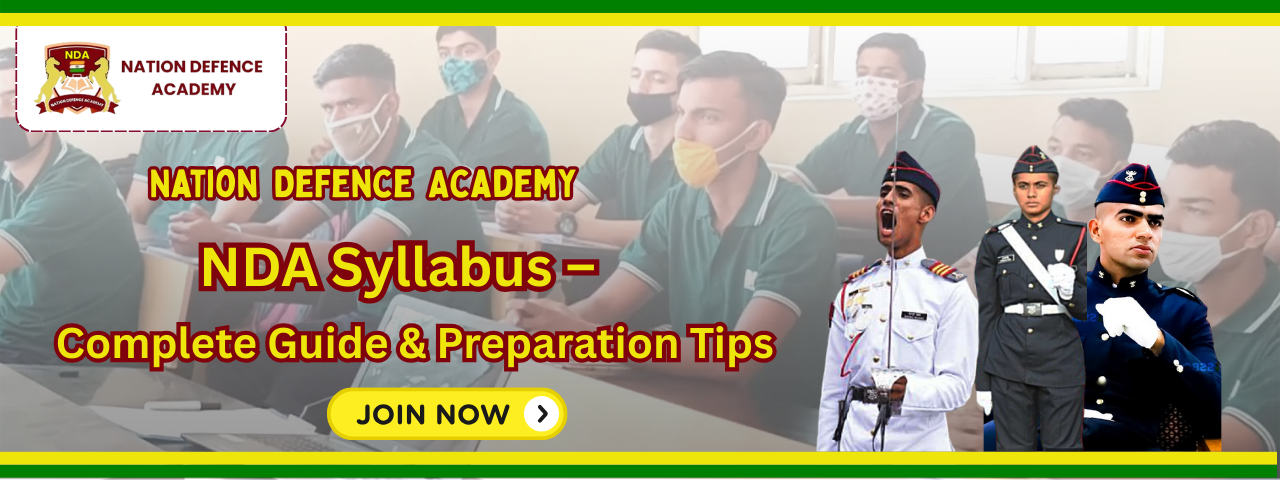 NDA Syllabus - Nation Defence Academy