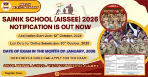 Sainik School Notification 2026