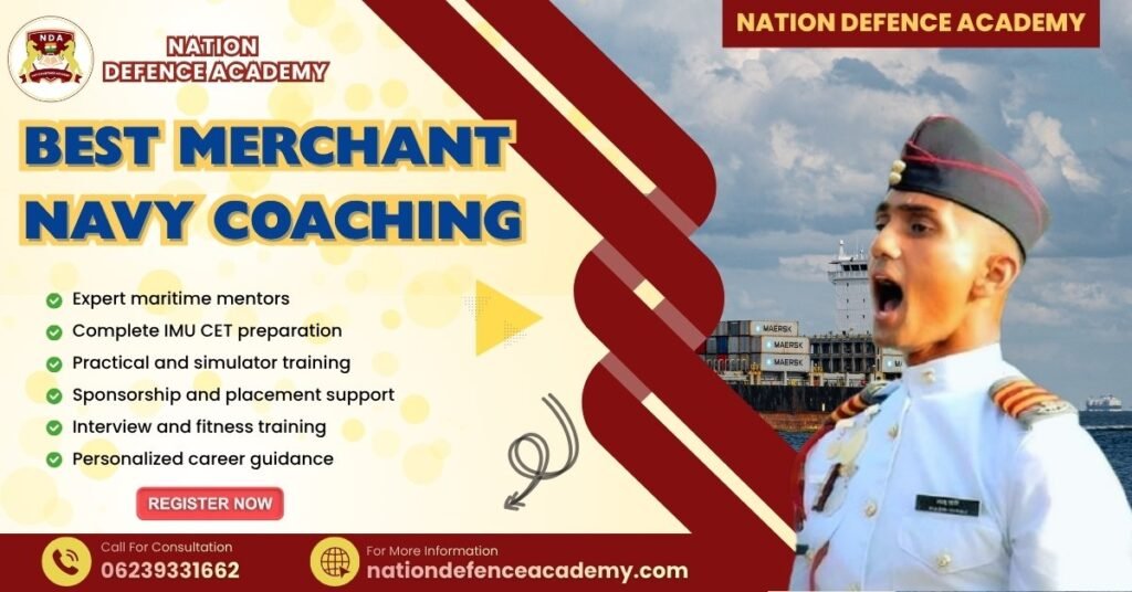 Best Merchant Navy Coaching India- Nation Defence Academy