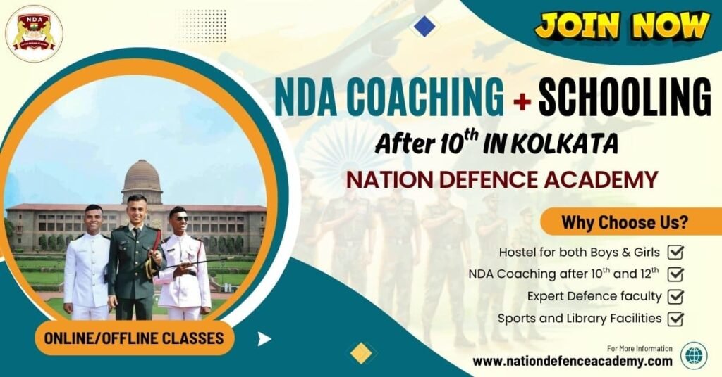 NDA Coaching with schooling in Kolkata