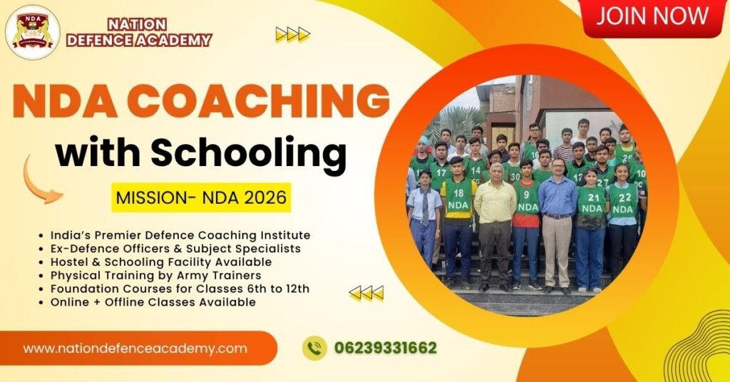Best NDA Coaching Institute in Chandigarh- Nation Defence Academy