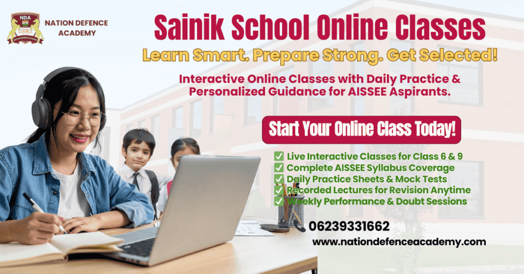 Sainik School Online coaching classes