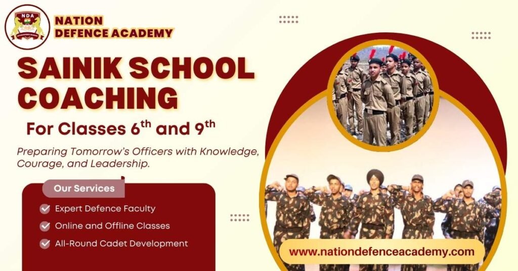 Best Sainik School Coaching in India-Nation Defence Academy