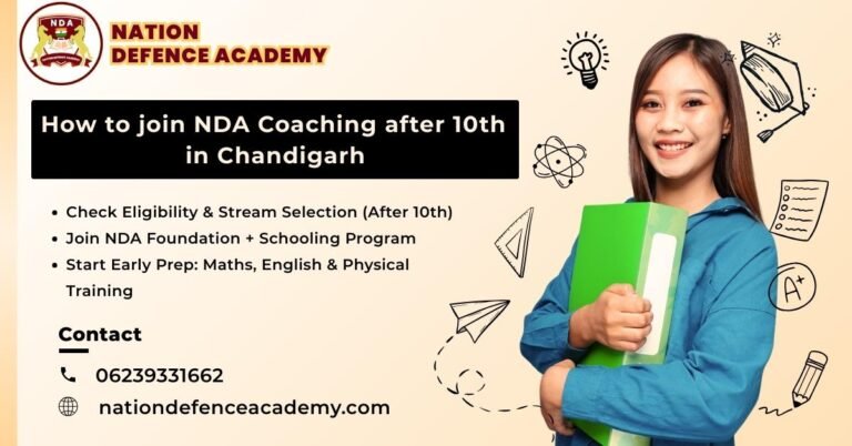 How to join NDA after 10th in Chandigarh