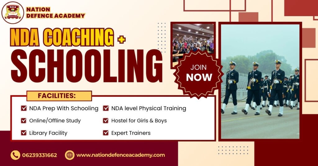 NDA Coaching with Schooling after 10th in Chandigarh