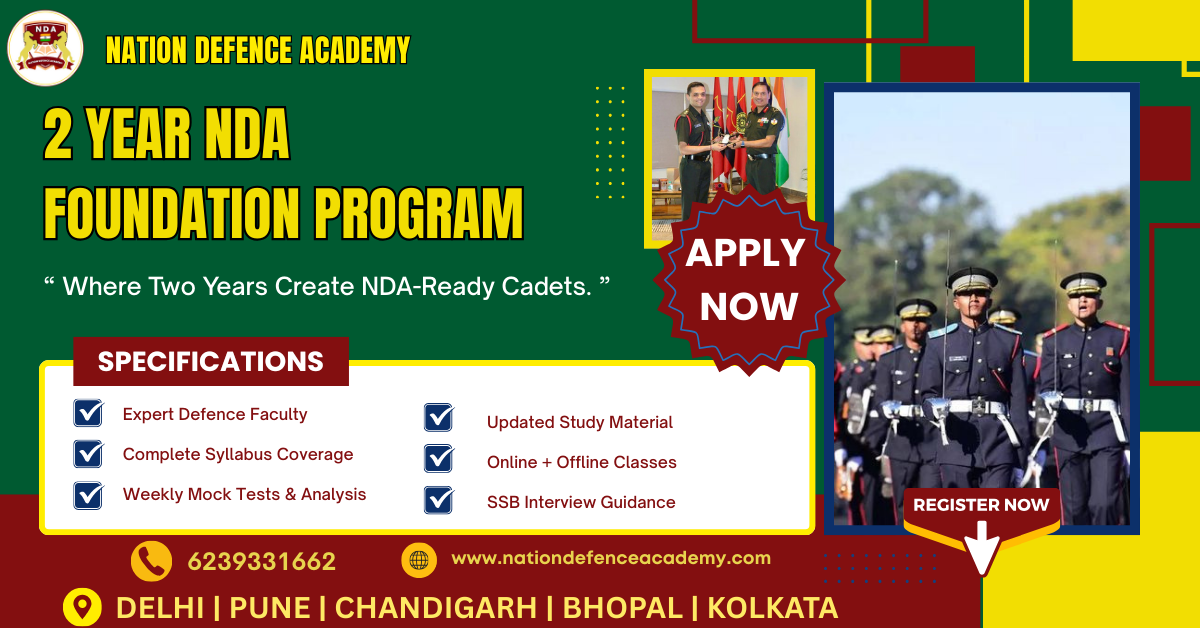 Nda 2 Year Coaching Program In Pune