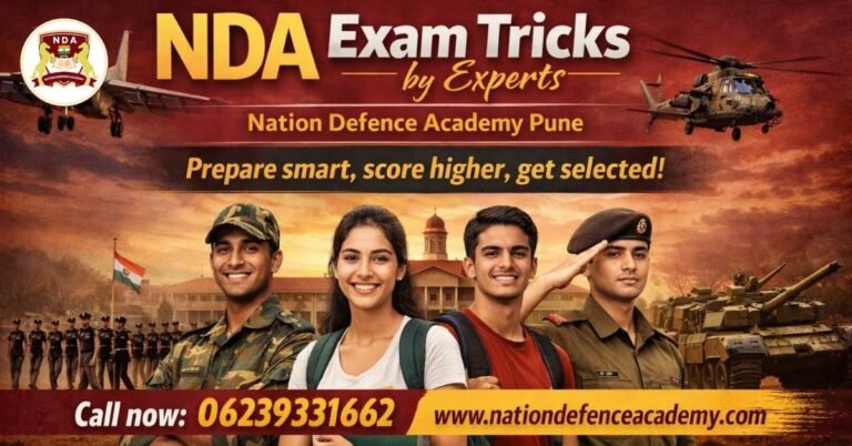 NDA Exam tips by Nation Defence Academy in Pune