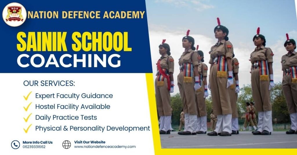 Top 5 Sainik School Entrance Coaching in India for Class 6 & 9