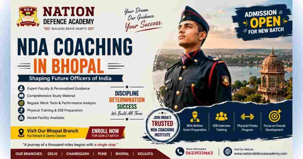 How to Choose the Right NDA Coaching Institute in Bhopal