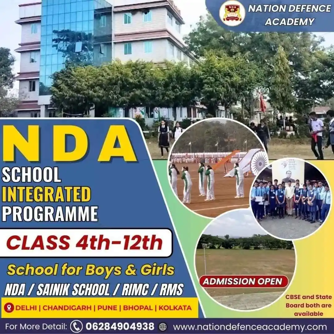 NDA Coaching with Schooling 4th to 12th class in Pune