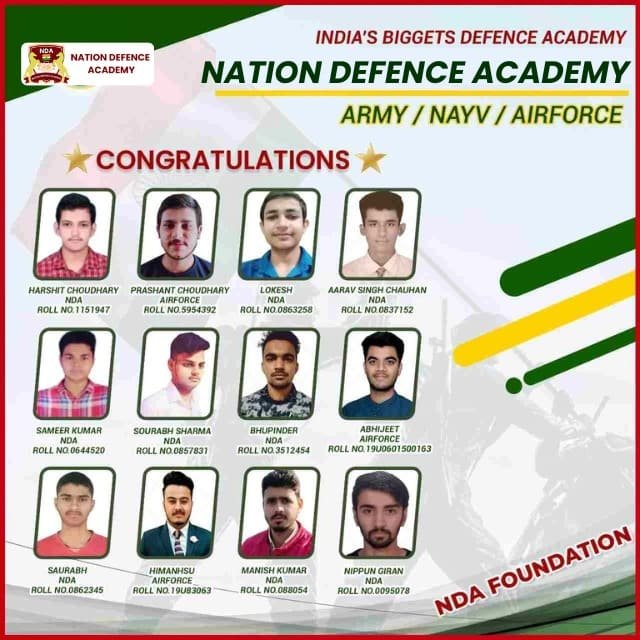 NDA Achievers in India